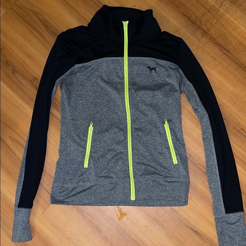 VS PINK zip up track jacket